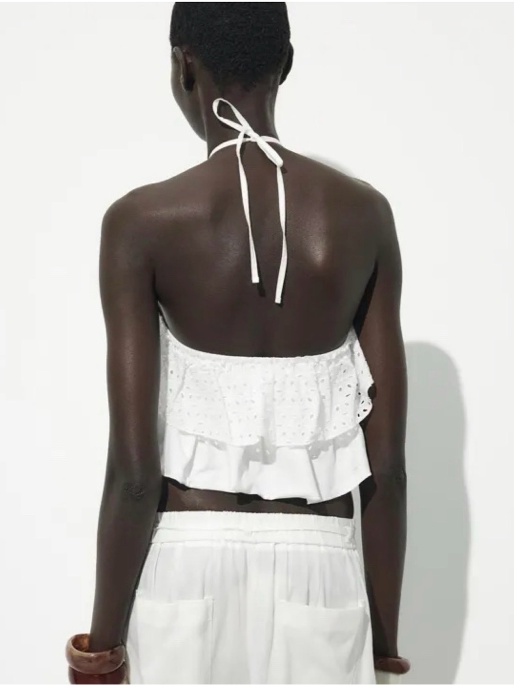 Halter Ruffle Top - Picture 3 of 8